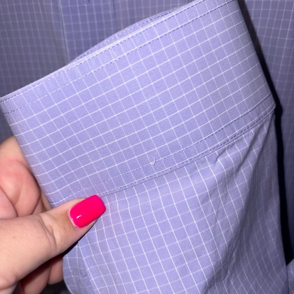 🆕💜 Ariat Pro Series Mens Purple Check Western Button Down Shirt Rodeo Ranch - Picture 9 of 15